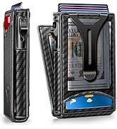 BULLIANT Men Wallet,Money Clip Wallet Slim For Gift Men 9Cards-Metal Credit Card Case in Magnetic...