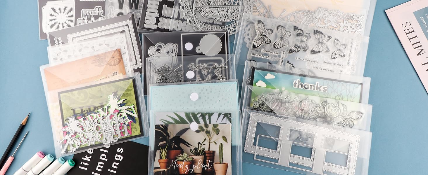 Magnetic Die Storage, Stamp and Die Storage Pockets