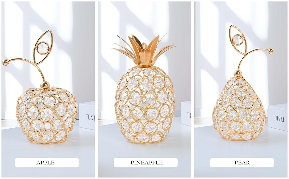 Crystal Metal Pineapple Pear