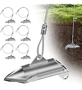 WooFog 6 Pack Earth Anchors for Trapping, Duckbill Earth Anchors, 30 Inch Heavy Duty Ground Ancho...