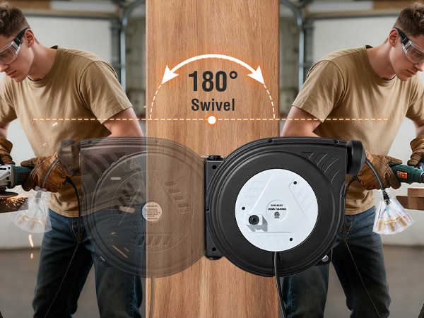 wall mount cord reel