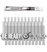 Be Ready - Industrial 12 Hour Illumination Emergency Safety Chemical Light Glow Sticks 36 Pack