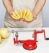 ARSUK Apple Peeler - 3 in 1 Fruit Corer Cutter and Peeling Machine - Stainless Steel Potato Peele...