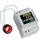 Digital Single Phase Energy Meter Tester Electricity Usage Monitor AC 110V 40V~300V 100A Ampermet...