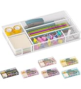 Becomrock Desk Drawer Organizer Tray, Mesh Desk & Office Drawer Organizer, Suitable for Tools, Pe...