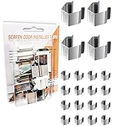 Screen Door Installer Clips - 20 Pieces Screen Clips for rescreening and Screen Retainer Clips fo...