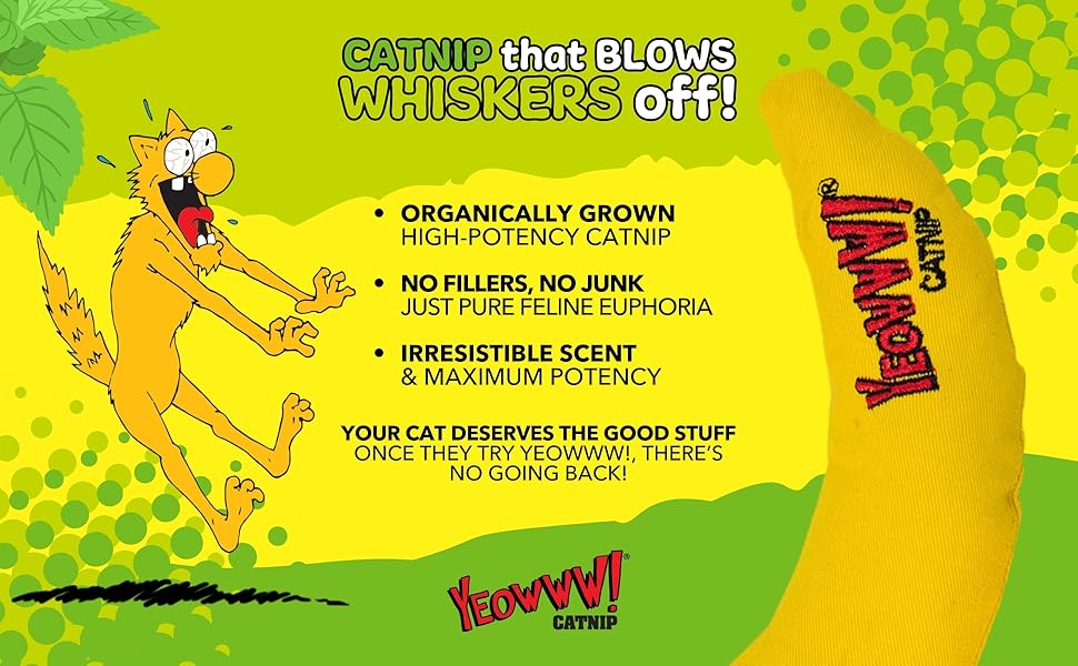 DuckyWorld Yeowww Catnip filled toy