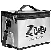 Zeee Lipo Safe Bag Fireproof Explosionproof Bag Large Capacity Lipo Battery Storage Guard Safe Po...