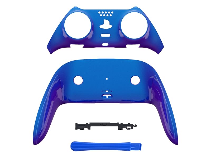 eXtremeRate Top Bottom Decorative Trim Shell For ps5 Edge Controller Replacement Shell Plates Cover
