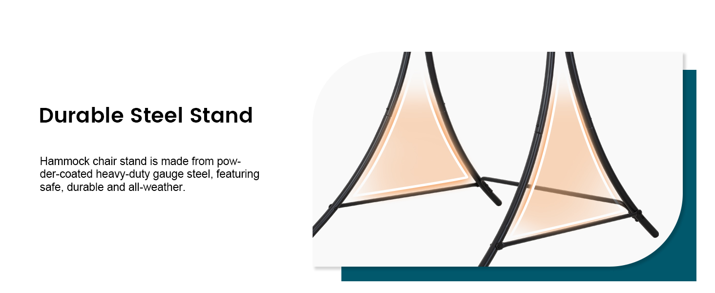 heavy duty hanging chair stand