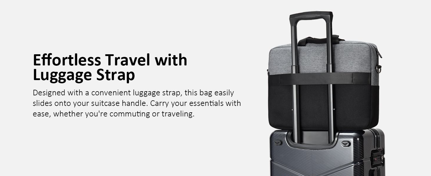 grey laptop bag