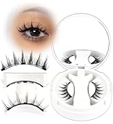 Veleasha Magnetic Eyelashes Manga Lashes Spiky Lash Magnetic Lashes with Applicator Natural Look ...