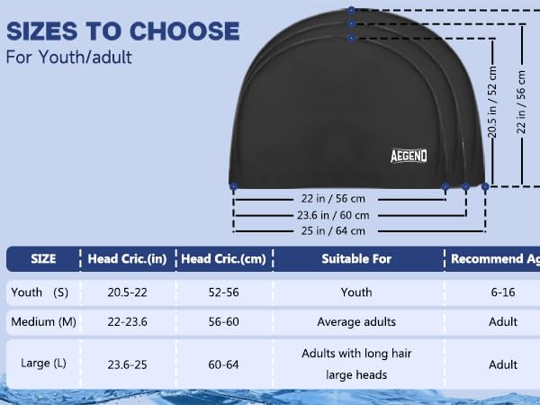 fabric swim cap