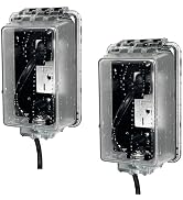 PILISPARK Universal Standard Electrical Outlet Cover with Lock,Fits Most 2.6 "H x 2.5 "W or Small...