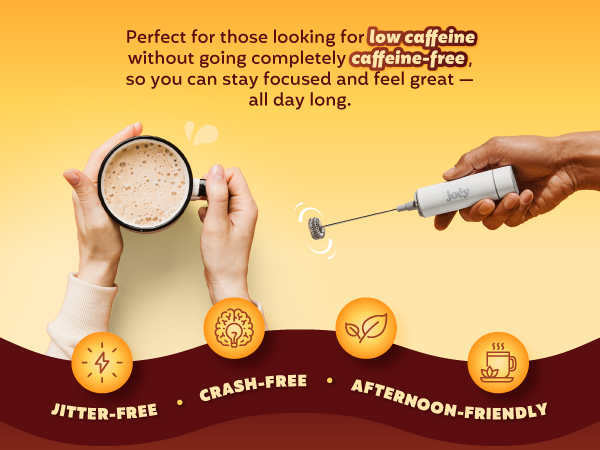 coffee alternative coffee replacement mushroom coffee powder joey low caffeine