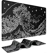 Mouse Pad Gaming, 35.4x15.7 inch Large Extended Computer Keyboard Mouse Mat, Water Resist Non-Sli...