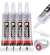 B-7000 Glue Clear for Rhinestone Crafts, Jewelry and Bead Adhesive B7000 Semi Fluid High Viscosit...