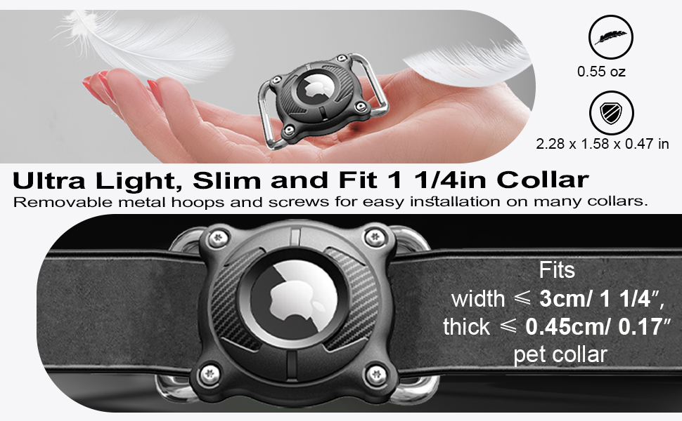 airtag dog collar holder