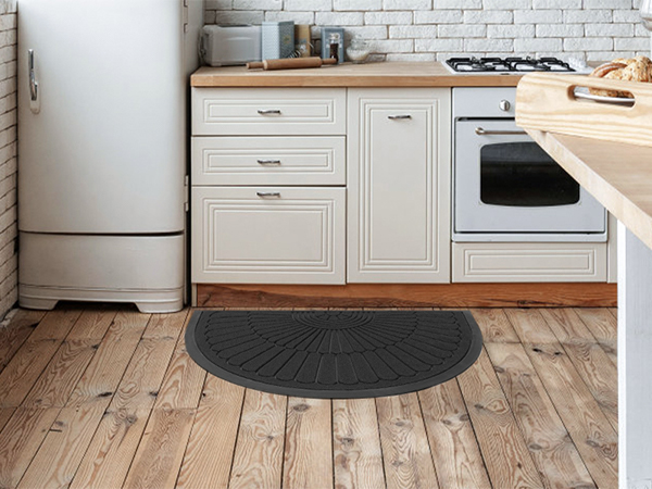 half round front door mat outside doormat