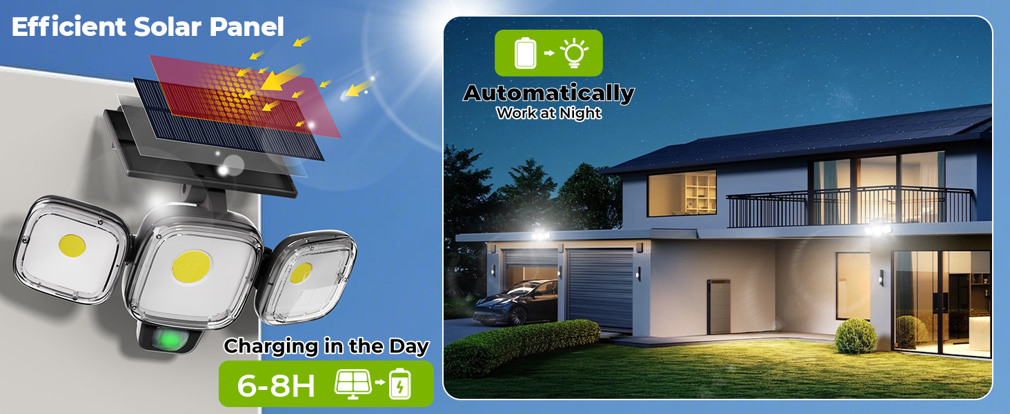 solar motion sensor light