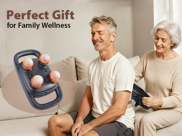 4 Head Massage Gun, massage gun, Deep Tissue Percussion Massager, back massager, neck massager