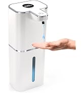 MTYGK Automatic Soap Dispenser Touchless, 6-Level Adjustable,13.5oz/400ml Rechargeabled Wall Moun...