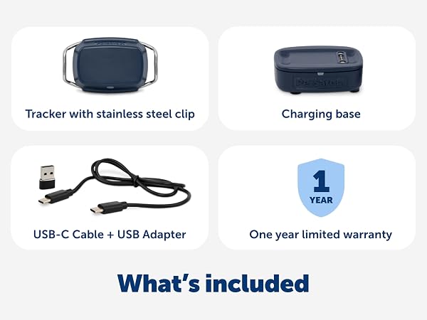 Whats included with the PetSafe Tracker