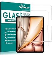 avakot-2 Pack Screen Protector for iPad Air 13 Inch (M3/M2) 2025/2024 Tempered Glass, Tempered Fi...