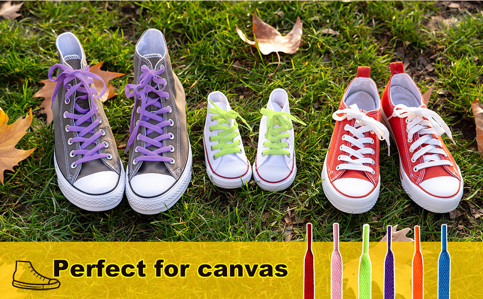 Quality laces for your canvas shoes.