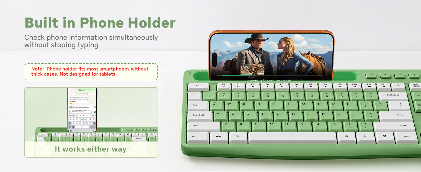 Wireless Keyboard and Mouse Combo