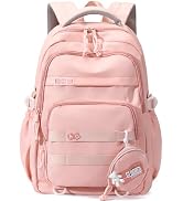 YJMKOI Large capacity Backpack for Teen Girls Aesthetic Student Schoolbag Middle School Girls Bac...