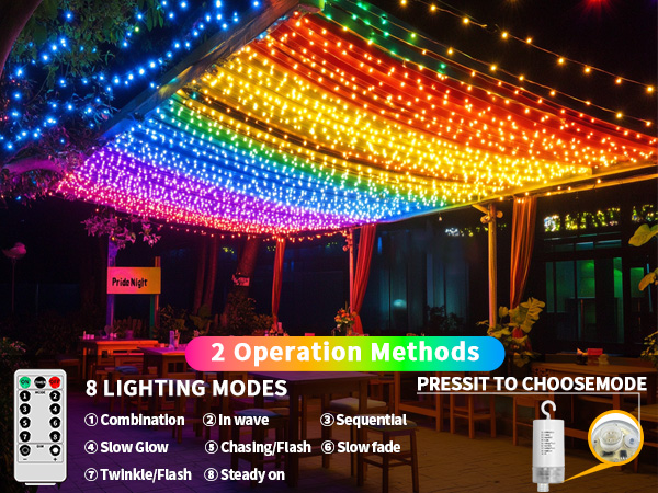 curtain string lights battery operated