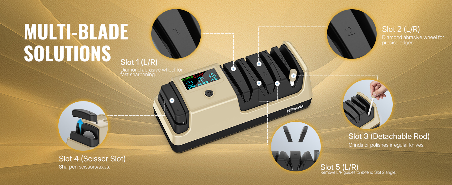 G01KS06 Electric Knife Sharpener