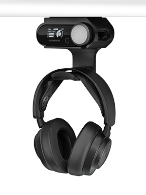 Under Desk Headphone Stand Designed for Steelseries Arctis Nova Pro Wireless Headset & Base Station