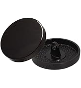 ZENGLU Black Sewn Metal Buttons, 0.71 inches/18 mmers, 8-Piece Set, Suitable for Suits, Jackets, ...