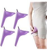 HAKDAY Urinal for Women, 4PCS Female Urinal Pee Funnel Portable Urination Device for Camping Trav...
