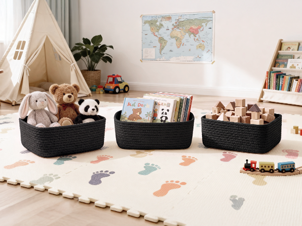 baskets for shelves