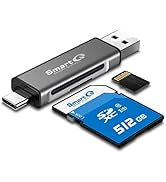 SmartQ C350 USB C sd Card Reader and USB 3.0 Super Speed Memory Card Adapter for MicroSDXC and SD...
