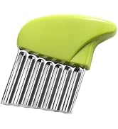 Crinkle Cutter Stainless Steel Potato Carrot Chip Vegetable Crinkle Wavy Chopper Cutter French Fr...