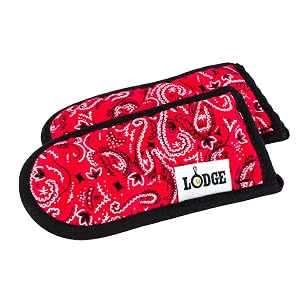 Lodge Cast Iron Handle Holders, Bandana Design