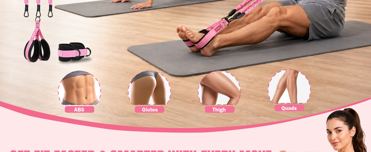 Upgraded Multifunction Pedal Resistance Band