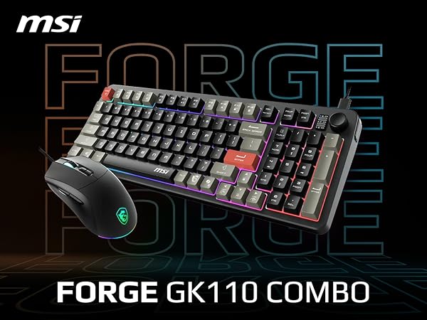 FORGE GK110 COMBO Keyboard and Mouse