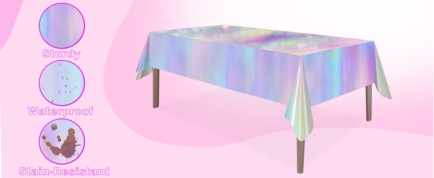 holographic table cloth