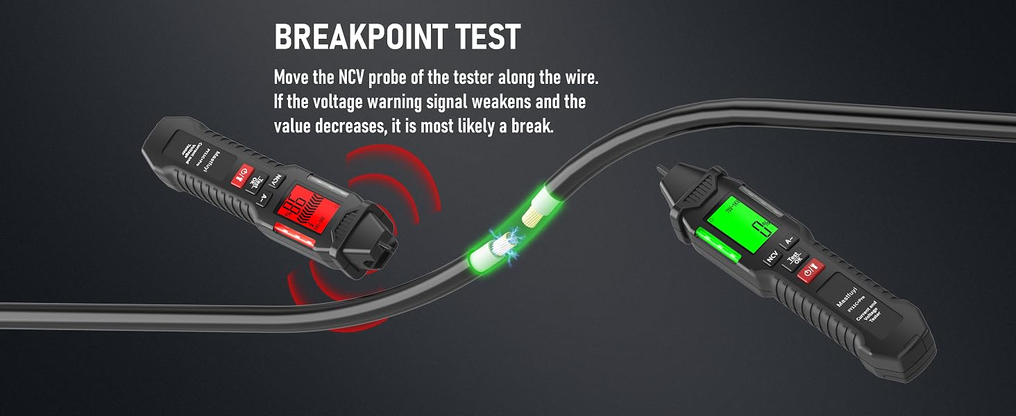 Text reads 'REFLECTIVE SAFETY GEAR' with product description below. Image shows illuminated reflective safety straps or wearables with red and green light elements on dark background.