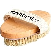MainBasics Dry Brush | Dry Brushing Body Brush for Lymphatic Drainage, Dry Skin, Cellulite, Blood...