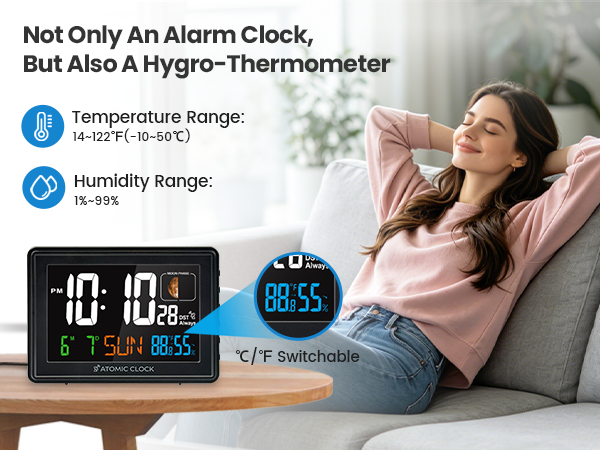 digital clock for bedroom