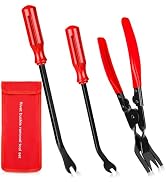 Zecirl 3 PCS Clip Removal Tool,Clip Pliers Fastener Remover,Car Trim Rivet Removal Pry Tool for A...