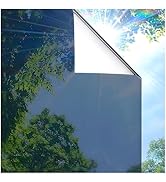 Coavas One Way Privacy Window Film, Sun Blocking Reflective Window Film See Out Not in, Heat Cont...