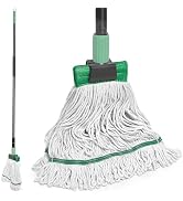 DALIPER Heavy Duty Mop for Floor Cleaning, Industrial Commercial Mop with 57.5 Inches Long Handle...