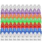 CALIFORNIA CADE ELECTRONIC Finger Lights, 100Pcs In 7 Colors Finger Flashlights for Kids Glow Par...